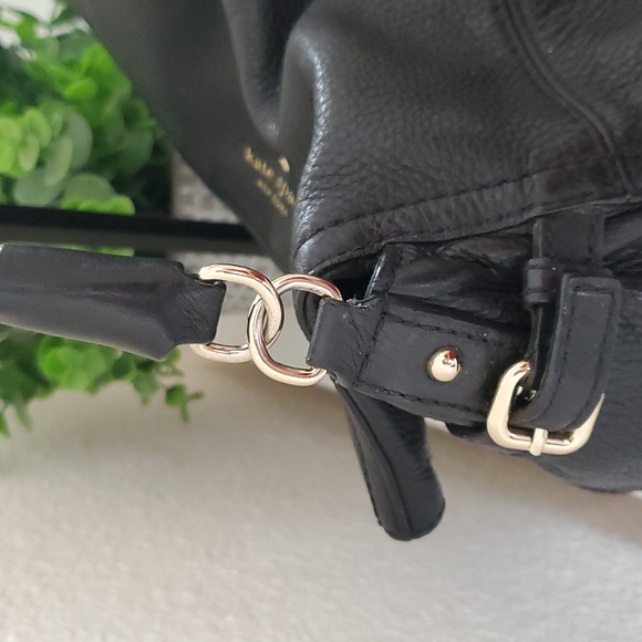 KATE SPADE Shoulder Bag • EUC • Black Pebble - Picture 6 of 9